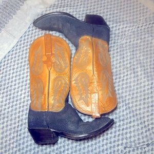 Lucchese Exotic Sting Ray Leather Western Boots 5.5